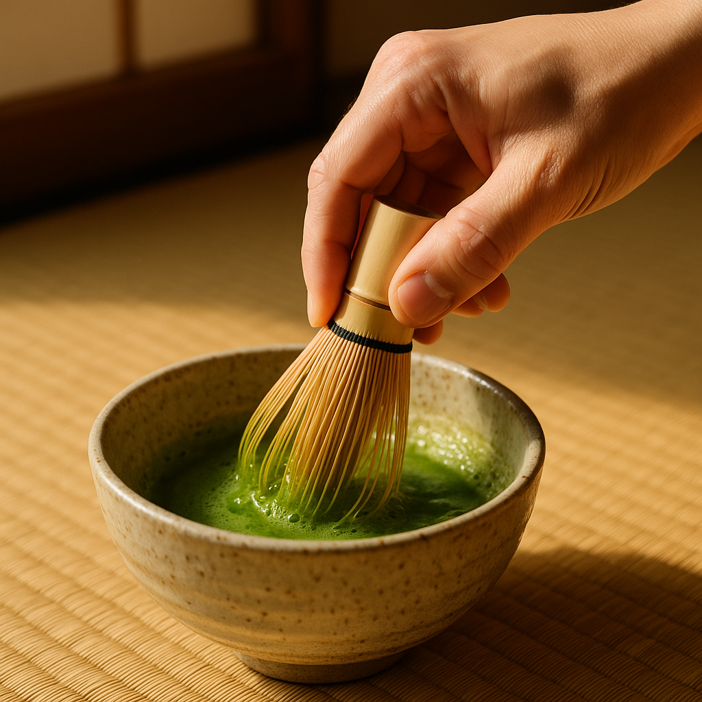 Бамбукова метличка/четка за матча-Chasen Noodecaf