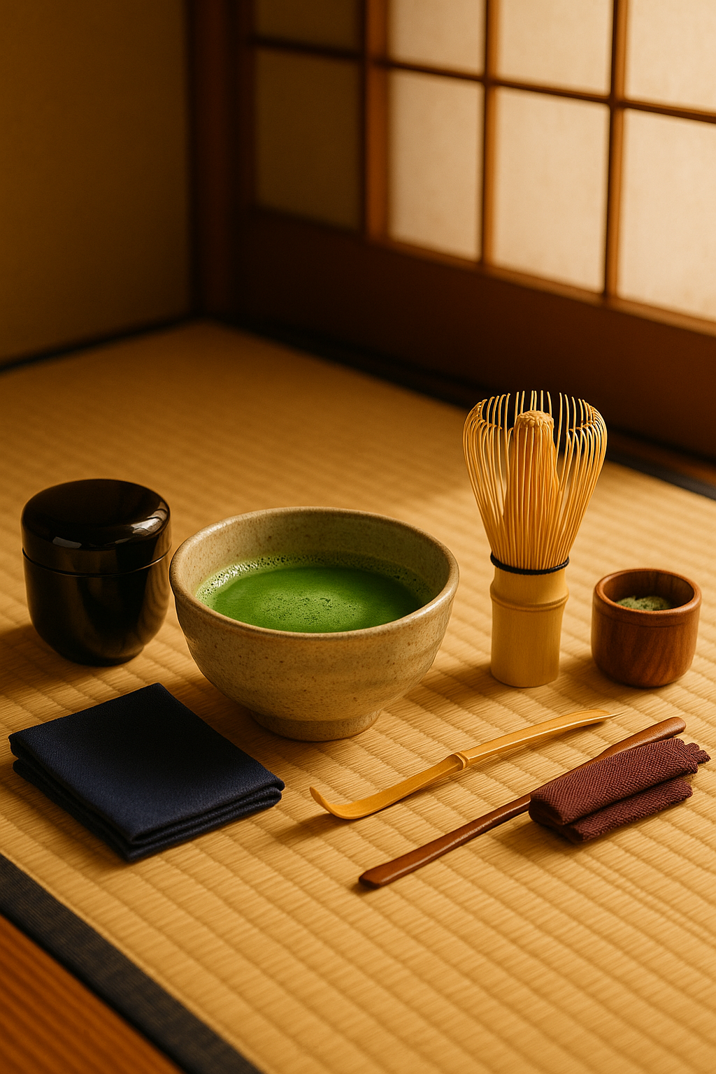 Бамбукова метличка/четка за матча-Chasen Noodecaf