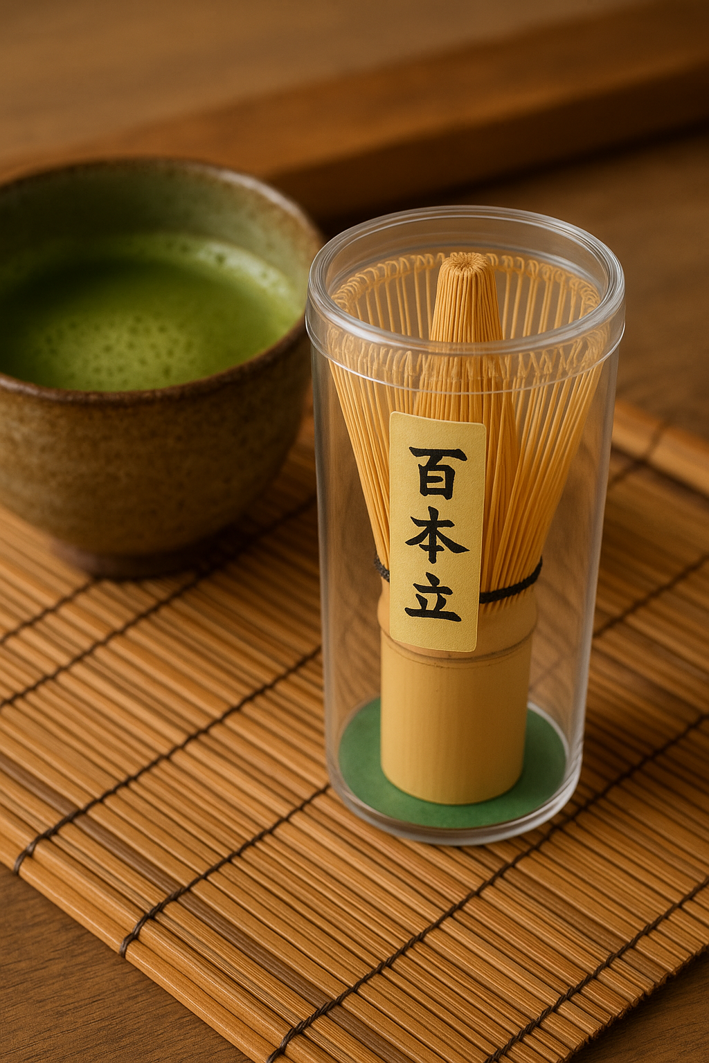 Бамбукова метличка/четка за матча-Chasen Noodecaf